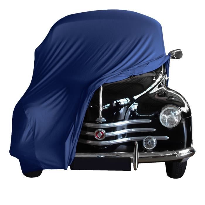 RENAULT 4CV BÂCHE DE PROTECTION POUR INTÉRIEUR BLEU COUVERTURE DE