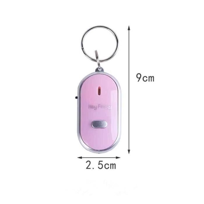 Tracage gps,Mini traceur GPS Portable pour enfants et personnes âgées, SOS, porte-clés Anti-perte, alarme LED - Rose[B22753]