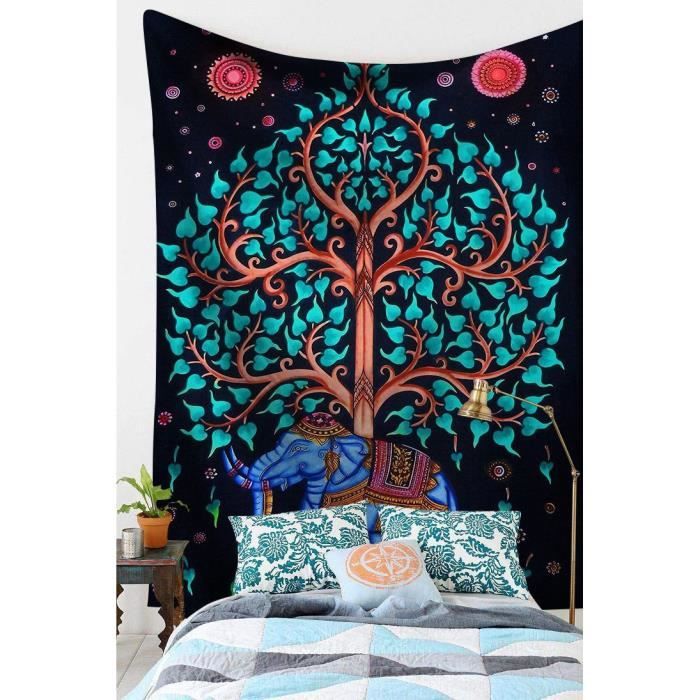 Tapisserie Murale Halloween Citrouille 3D - 130x150 Cm, Polyester, Décoration Chambre, Salon, Serviette De Plage