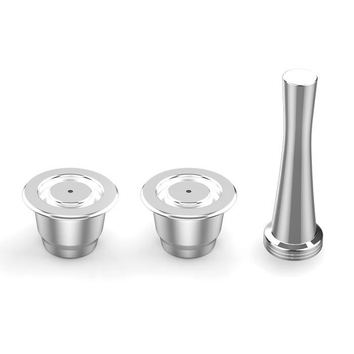 i Cafilas Acier Inoxydable Capsule Espresso Crea Café Rechargeable Réutilisable Pour achine À i Cafilas Acier Inoxydable Capsule Espresso Crea Café Rechargeable Réutilisable Pour achine À