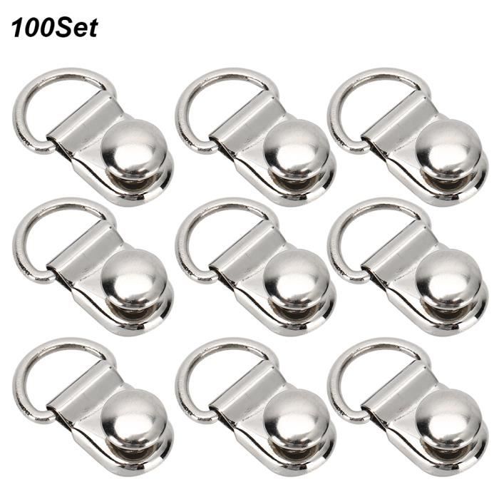 Œillets Cuir 15,7 Mm ID - Faciles à Installer Pour Lacets, Ceintures, Maroquinerie