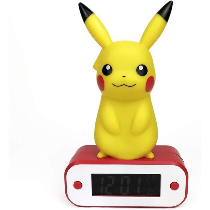 Réveil Pikachu Pokémon – Jaune – Testé Et Fonctionne – Très Bon état