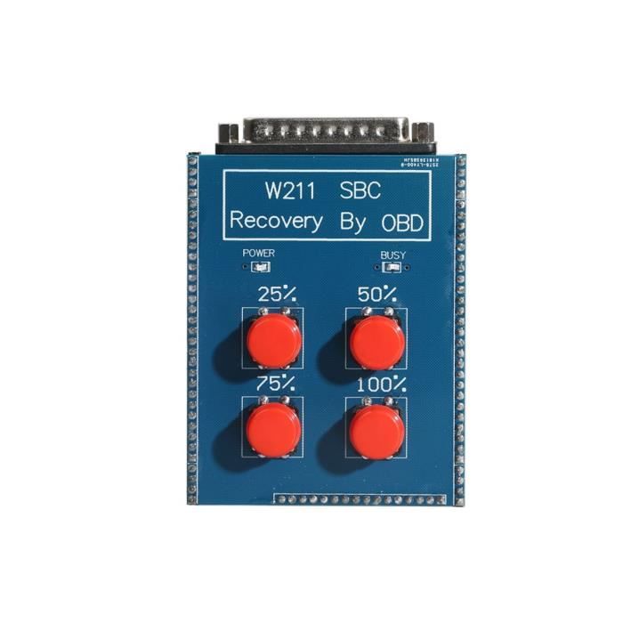 Outil Réinitialisation SBC OBD2 Pour Mercedes W211 R230 – Réinitialisateur Pompe ABS Avec Câble & CD (Vert)