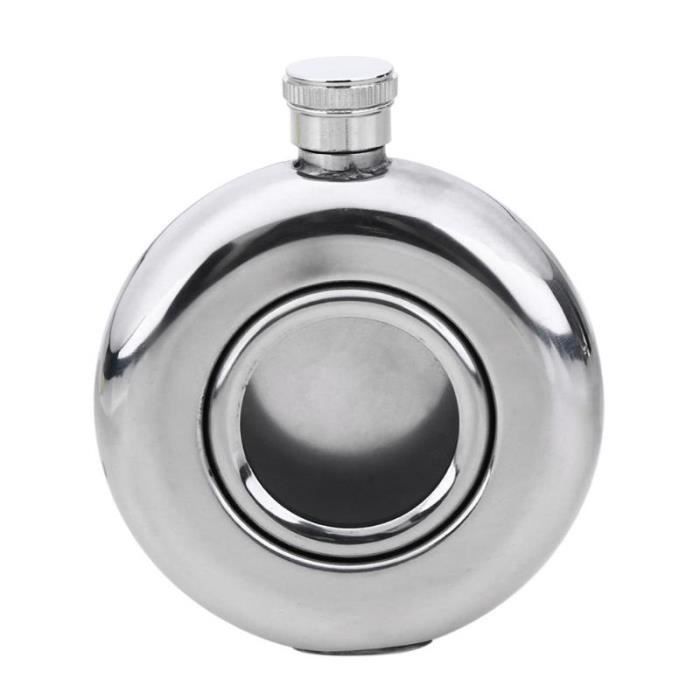 Mini Flasque En Acier Inoxydable 5 Oz | Pour Liqueur, Alcool, Essence | Portable, étanche, Design Robuste