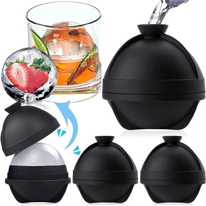 Walfos® Lot De Bacs à Glaçons En Silicone, Boule De Glace Et