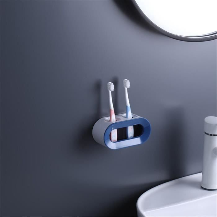 Luernas Grsn Porte Brosse À Dents Mural Sans Percage, Support Brosse A Dent Electrique Aciers
