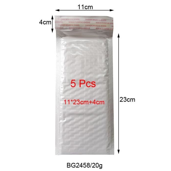 100 Sachets à Bulles Antistatiques - Dimensions 240x320 Mm, épaisseur 102/80 My, Couleur Rose, Pour Emballage Sécurisé - 8