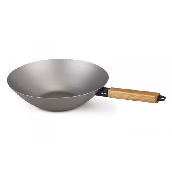 BEKA Poêle wok Nomad en acier carbone - 24cm
