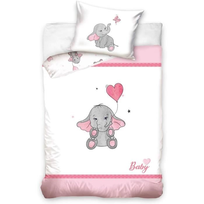 Parure Pour Lit Bébé Éléphant - Linge De Lit Bébé