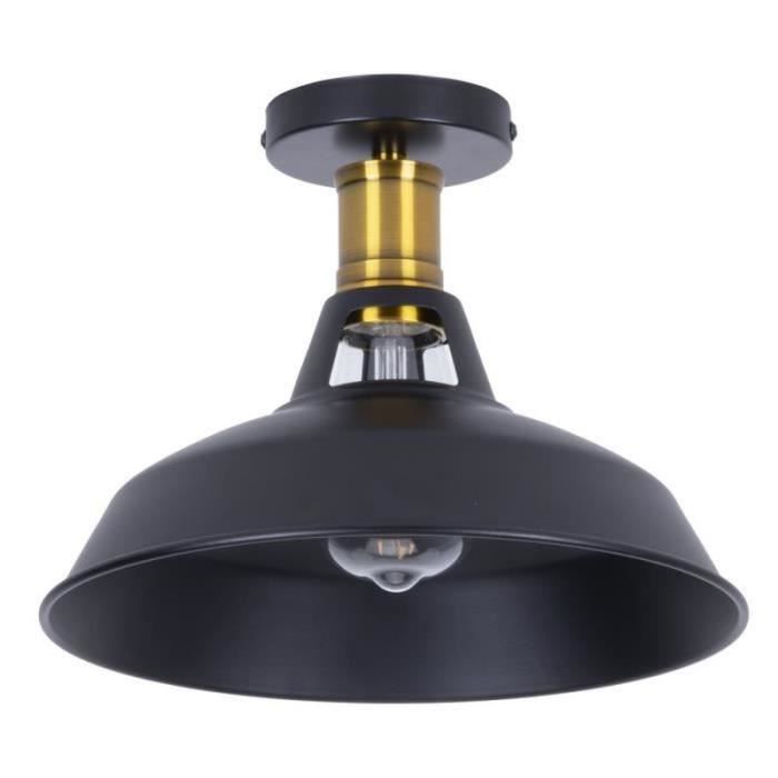 Abat-jour Pendentif Vintage En Métal - Style Rétro Moderne, Plusieurs Couleurs Intérieures