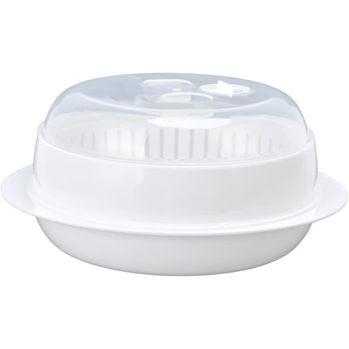 Cuiseur Vapeur Pour Micro-ondes Sharplace – 22 X 22 X 16 Cm, Avec Couvercle, En PP