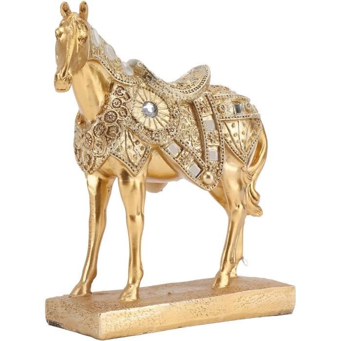 Sculpture de cheval en forme d'animal, décoration en fer
