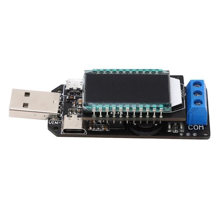 Module Convertisseur USB Boost Réglable – Écran LCD, Sortie 1-24V, 15W, Pour Projets électroniques