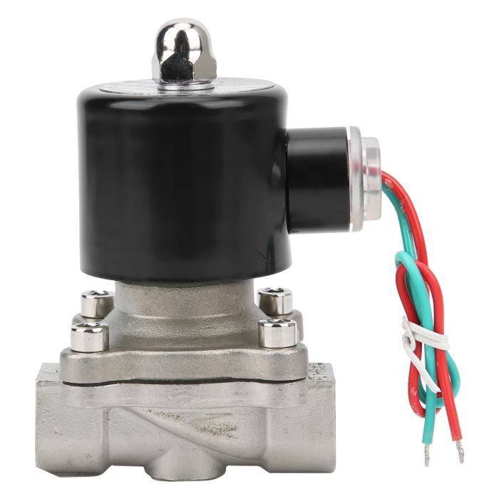 EJ.life vanne N/C Électrovanne électrique, CC 12V G1 / 4 'électrovanne