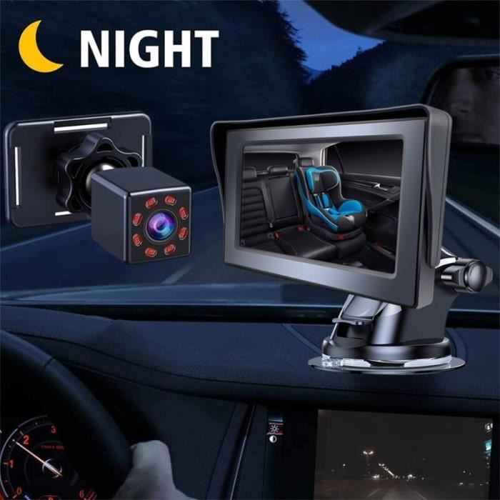 Rétroviseur De Voiture 3 Caméra Vidéo Vision Nocturne Full HD Grand Angle Fiche Technique Et Prix Au Maroc