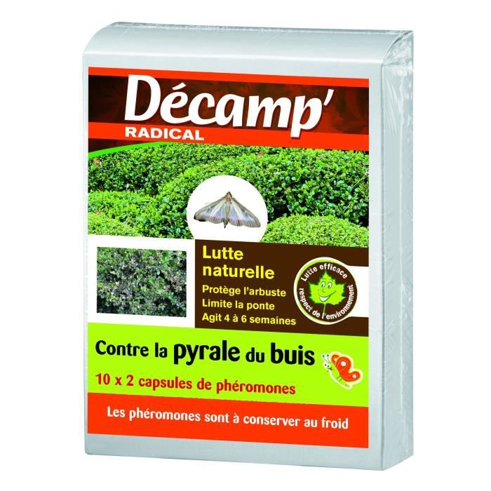 Piège à Phéromones Contre La Pyrale Du Buis - Pack De 2 Pièges XL Avec 2 Recharges Incluses - Écologique