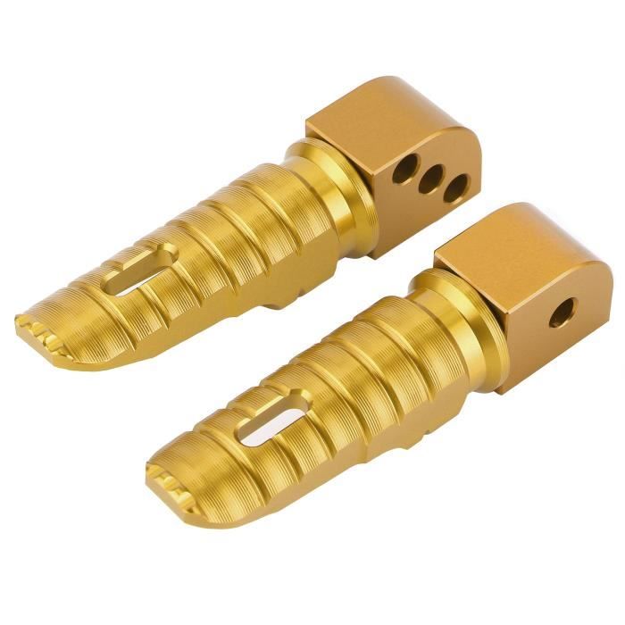 Repose-pieds Pliables Pour Moto/vélo - En Alliage Aluminium, Antidérapants, Compatibles Boulons 8 Mm - 9