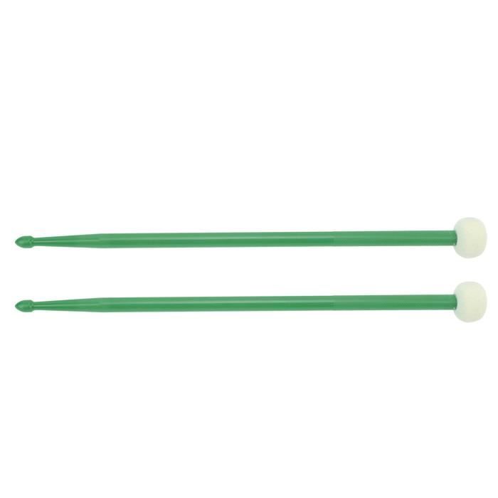 Maillets Percussion Pour Tongue Drum - 2 Pièces - Bois Et ABS - 185mm - Pour Instruments Ethniques
