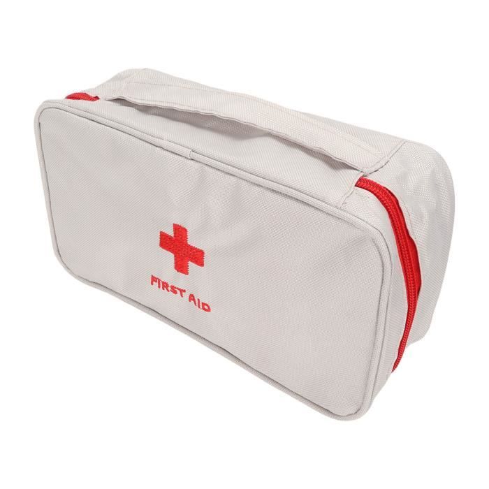 Trousse De Premiers Secours Grise, Vide, Imperméable, Grande Capacité, Sac D'urgence D'extérieur - 6