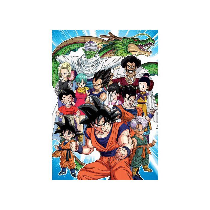 Puzzle Adulte Dragon Ball Z : Son Gohan Vegeta Piccolo Son Goten Son Goku - 1000 Pieces - Educa Collection Manga