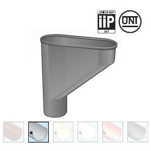 Gouttière PVC First Plast – Demi-Ronde 33, Manchon Pour Tube De Descente 100 Mm, Couleur Sable - 12