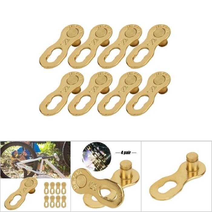 4 Paire Chaîne De Vélo En Acier 12 Vitesses Maillon Pièces Connecteur