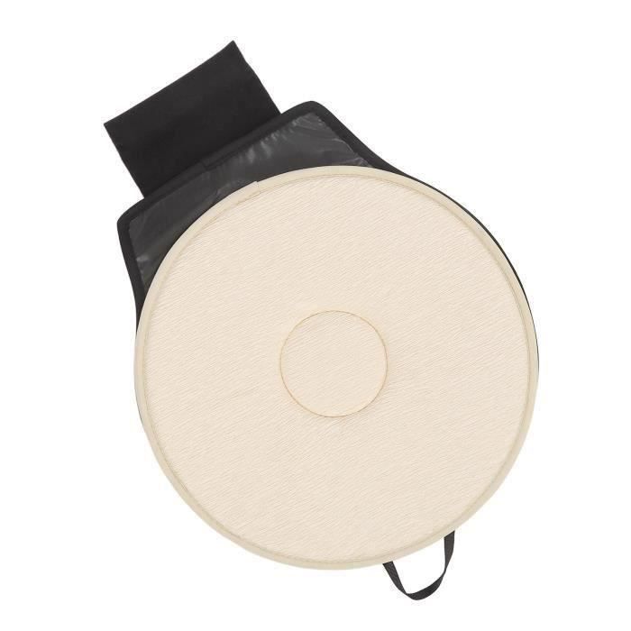 Coussin de Voiture Rotatif à 360 Degrés, Forme Rhombique Géométrique, Doux et Confortable
