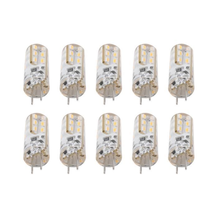 YID Ampoule LED G4 12V Ampoule LED G4 Bipied Base Ampoule 1.5W DC12V