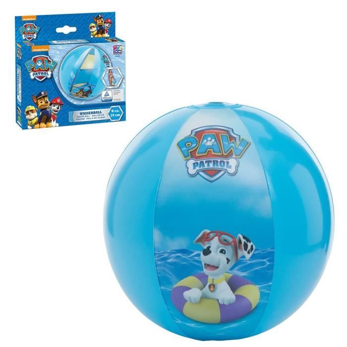 Ballon de Piscine - HAPPY PEOPLE - Pat' Patrouille - Beach Ball - gonflable  - 29 cm - Cdiscount Jeux - Jouets