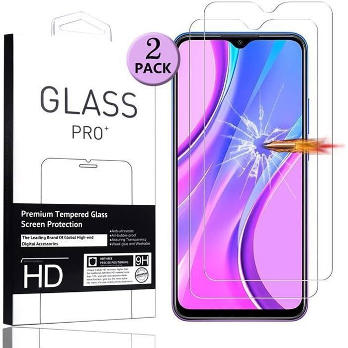 Protège écran AVIZAR Xiaomi Redmi 7A Verre Trempé Transparent