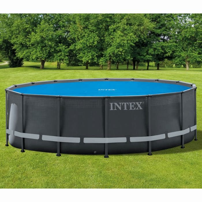 Bâche à bulles - INTEX - Diamètre 4,70m - Maintien de la température de l'eau - Réduction des coûts