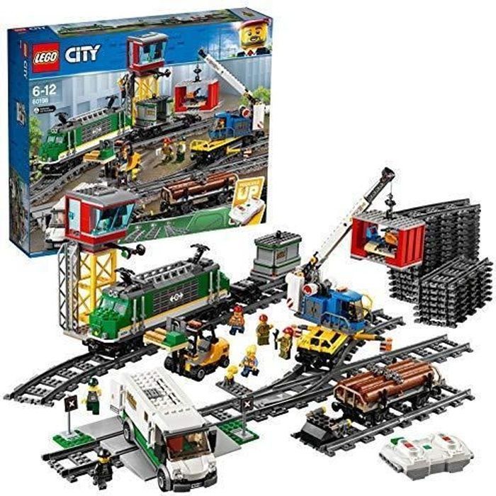 LEGO City - Le train de marchandises télécommandé - 60198