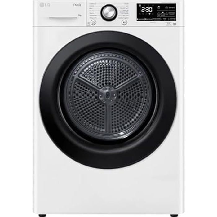 Sèche linge LG RH90V9AVBN 9kg Classe A+++ Autonettoyant