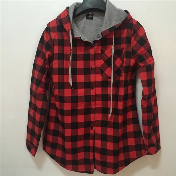 chemise à carreaux