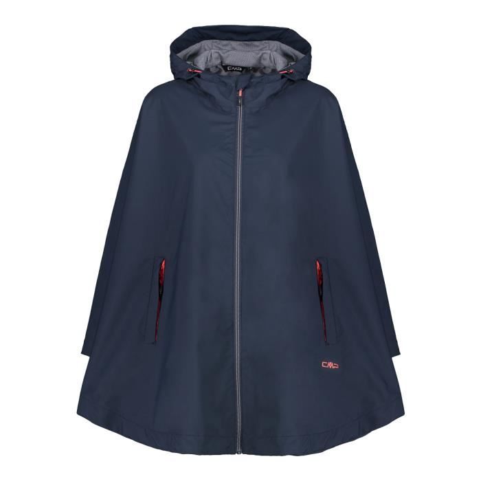 Poncho imperméable femme CMP black blue L Randonnée
