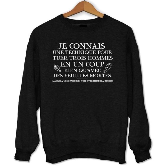 Kaamelott Citation Perceval Technique De Combat Sweat Unisexe Humour Serie Tv Noir Noir Cdiscount Sport