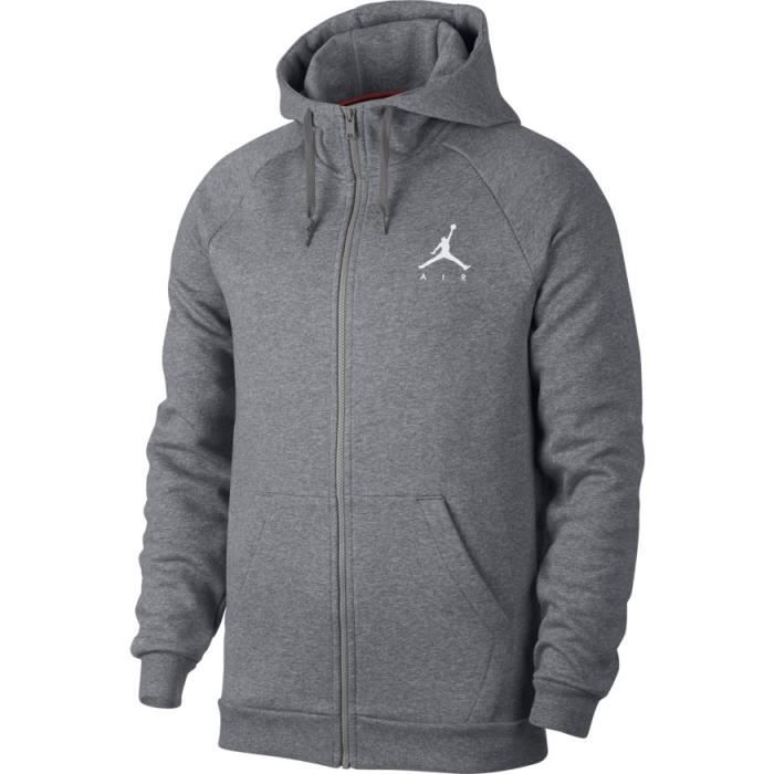 veste jordan grise homme