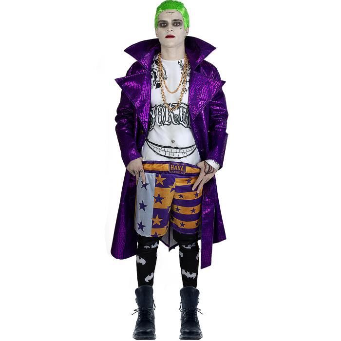 Funidelia Déguisement Joker The Dark Knight Pour Homme - Costume Officiel DC Comics Super Héros