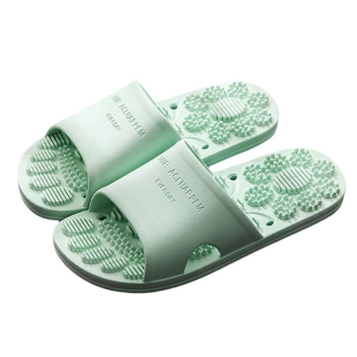 Chaussons Mules Confortables à Enfiler Bleu Jean Next | La Redoute
