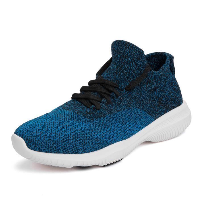 Baskets Homme Décontractées - Légères, Respirantes, Antidérapantes - Pour Marche, Fitness, Loisirs - Multi-coloris