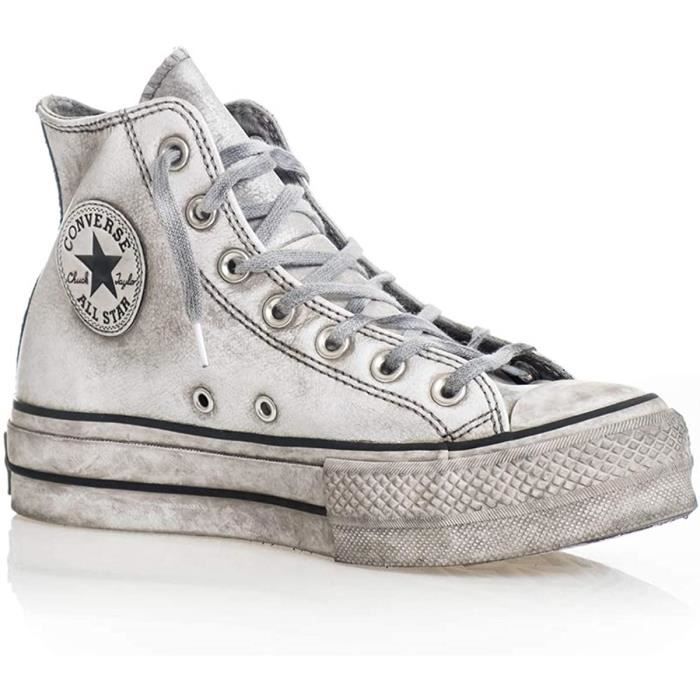 Converse Chuck Taylor All Star Platform Smoked Canvas haute |  girlsonmyfeet.com