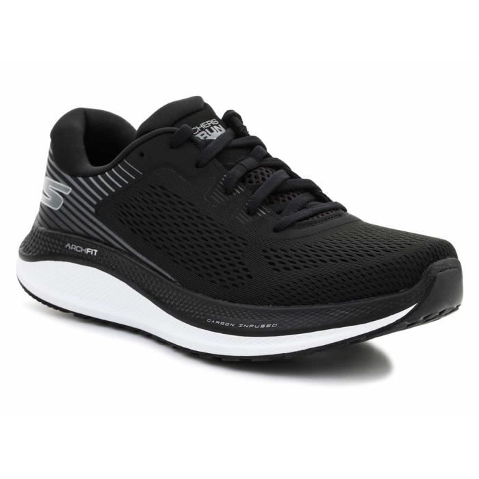 chaussures de running - skechers - go run persistence - homme - noir - drop 6mm