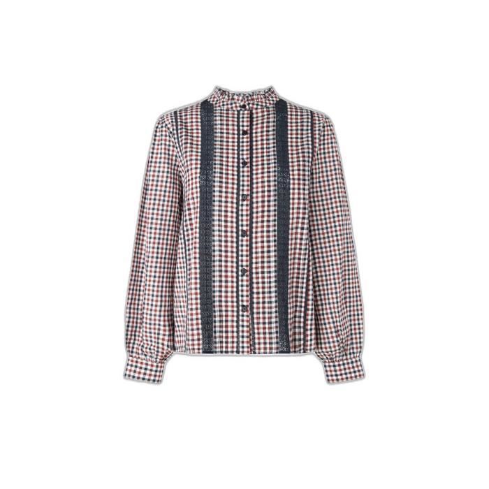 Pepe Jeans Quinny Chemise Fille - Blouse Asymétrique Élégante Avec Volants Et Bretelles Réglables
