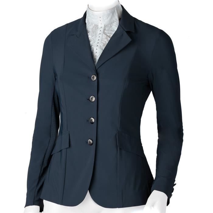 Manteau De Compétition Tredstep Solo Pro Bleu Marine – Femme Taille 4 – Col Interchangeable