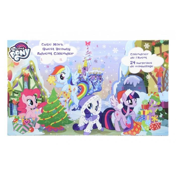 MY LITTLE PONY Calendrier de lAvent -  -  - Bleu - 24 articles maquillage - Enfant (Fille) 