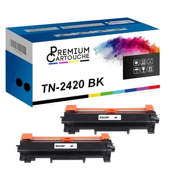 Brother TN-2420 BK Toner Compatible équivalente à Brother TN-2420 Noir