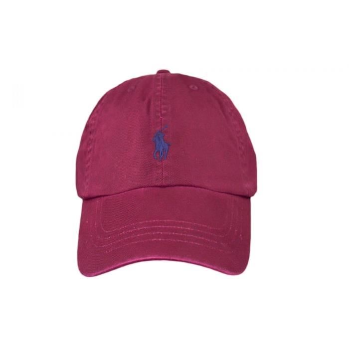 casquette ralph lauren bordeaux