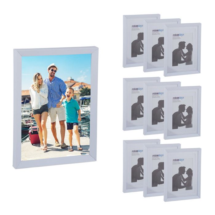 BSRHOME Lot De 2 Cadres Photo De 30,5 X 40,6 Cm Avec Plexiglas