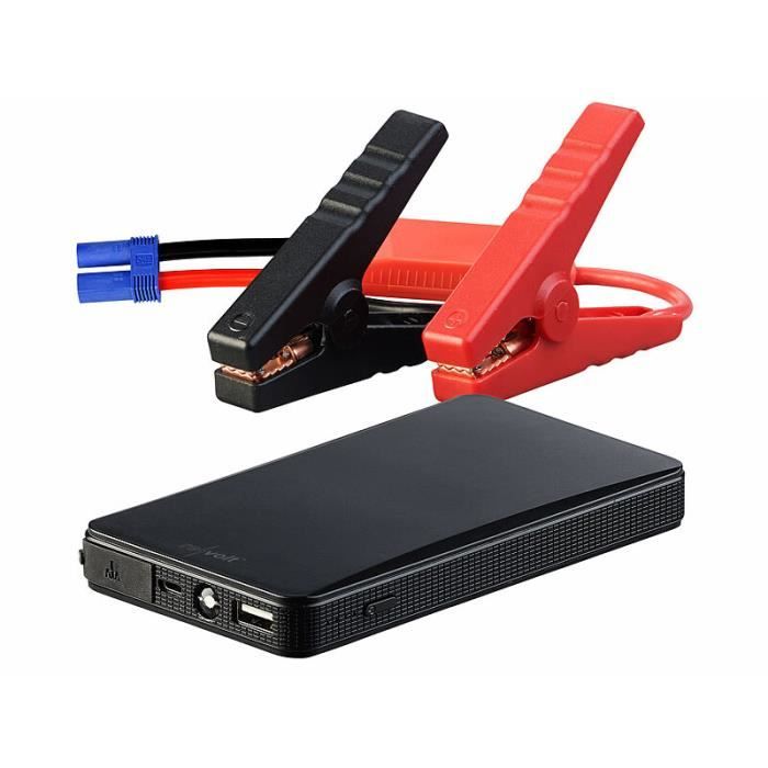 Batterie Externe Et Aide Au Démarrage 60000 MAh LiFePO4 - 600A Max - Ports USB-C 100W Et USB-A QC3.0 - Pour Voiture, Ordinateur, Smartphone - Marque Revolt