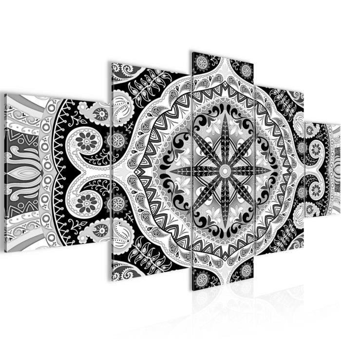 Sculpture de table de ferme - Statue mandala sculptée pour